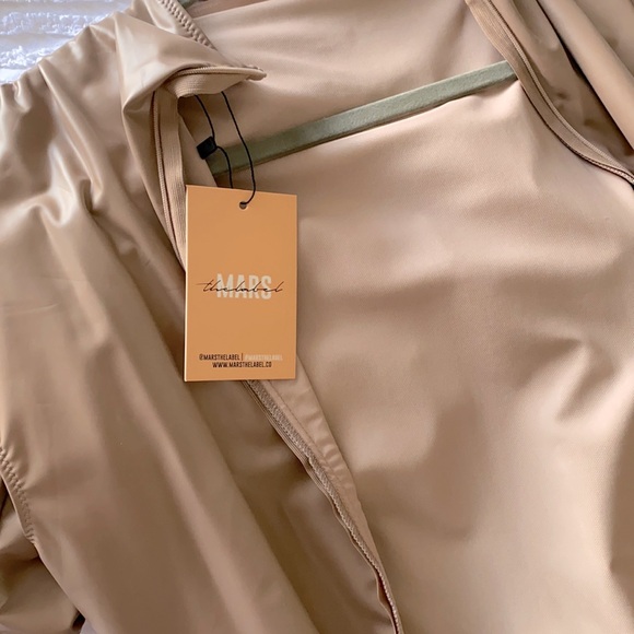 Mars the label pleather rushed dress - Picture 4 of 4